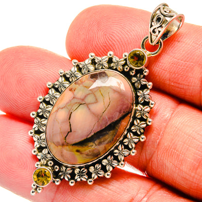 Butterfly Jasper Pendants handcrafted by Ana Silver Co - PD23257
