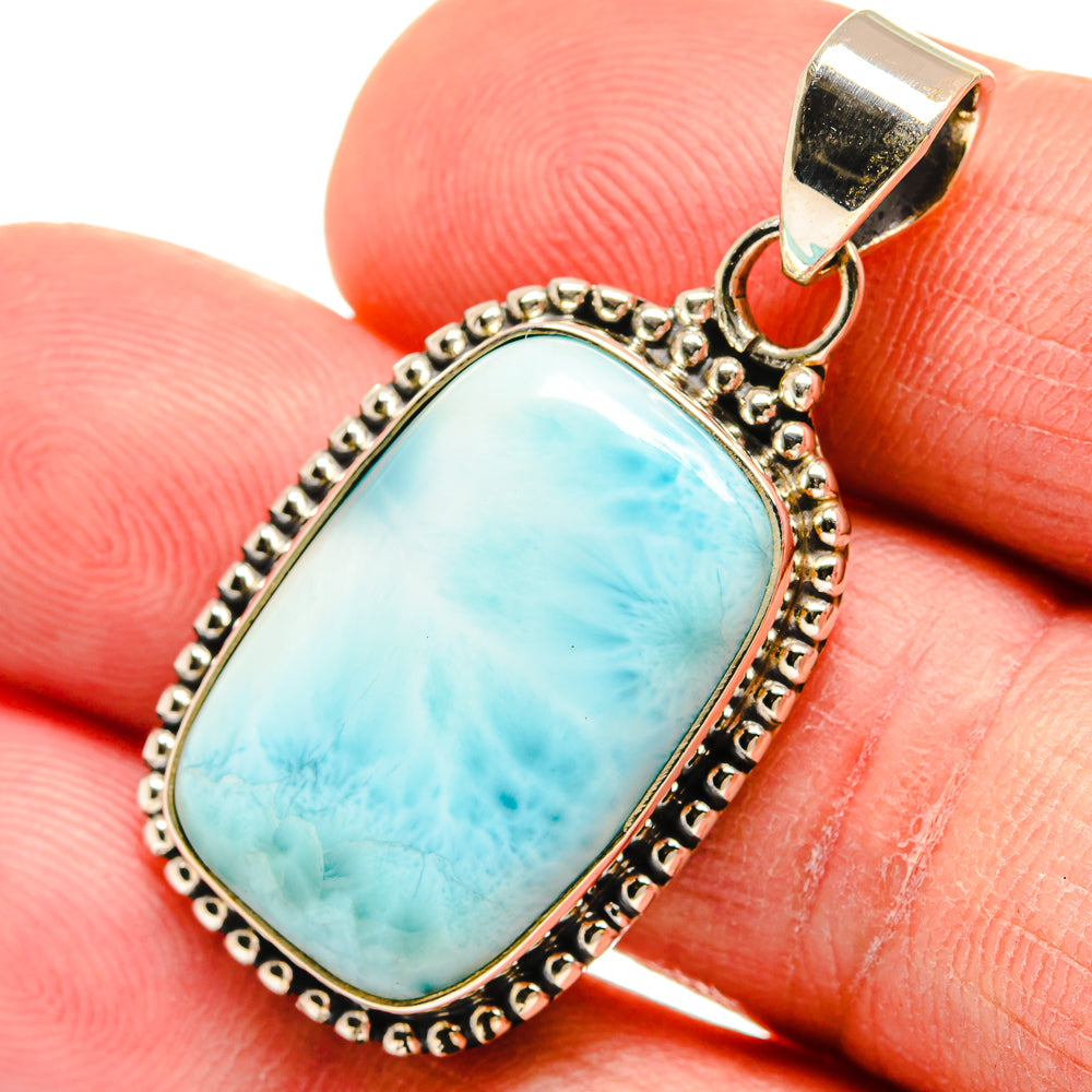 Larimar Pendants handcrafted by Ana Silver Co - PD23273