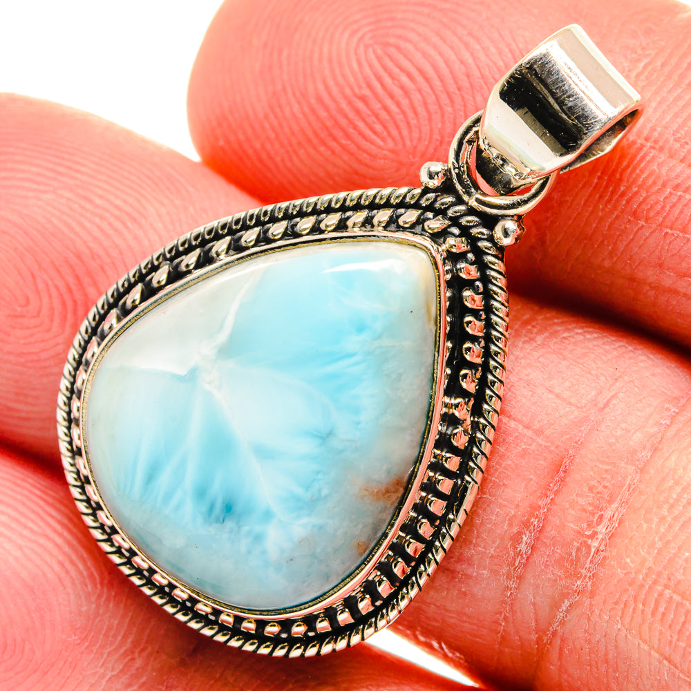Larimar Pendants handcrafted by Ana Silver Co - PD23274