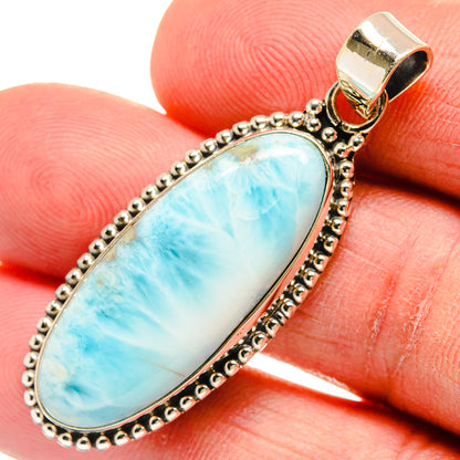 Larimar Pendants handcrafted by Ana Silver Co - PD23275