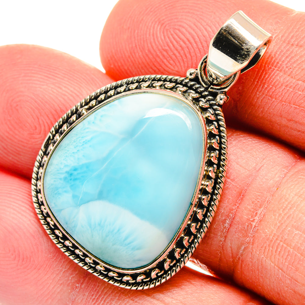 Larimar Pendants handcrafted by Ana Silver Co - PD23277