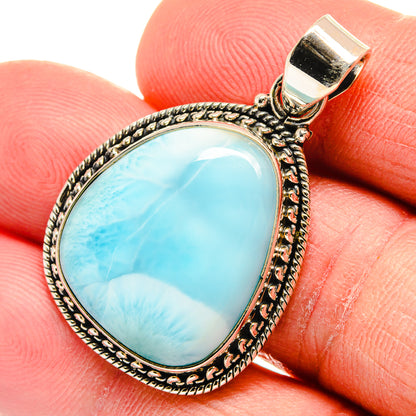 Larimar Pendants handcrafted by Ana Silver Co - PD23277