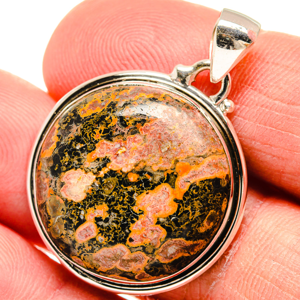 Poppy Jasper Pendants handcrafted by Ana Silver Co - PD23286