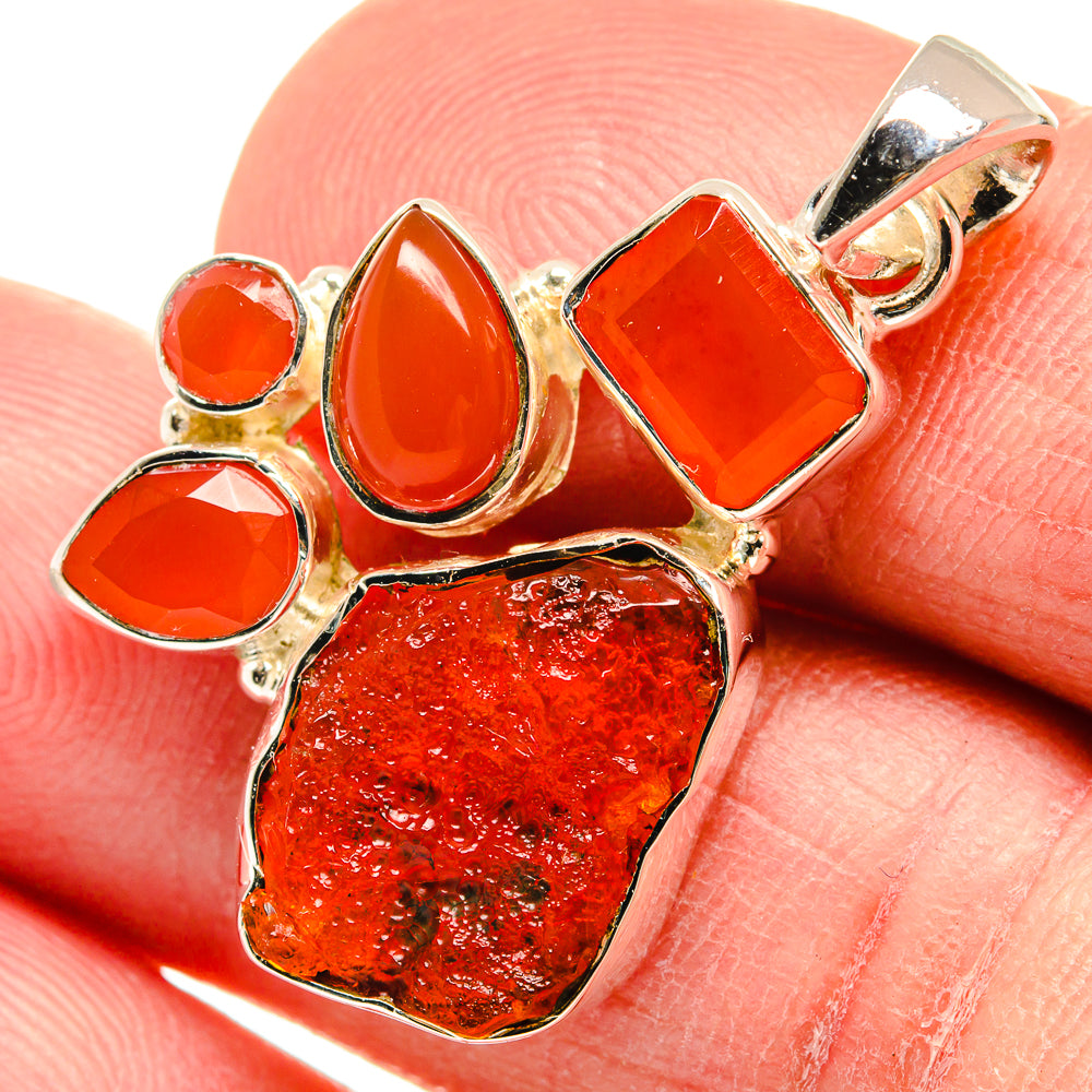 Carnelian Pendants handcrafted by Ana Silver Co - PD23287
