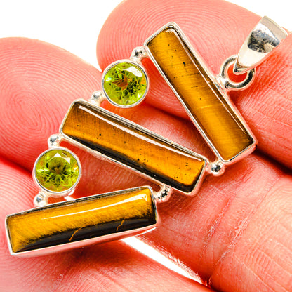Tiger Eye Pendants handcrafted by Ana Silver Co - PD23289