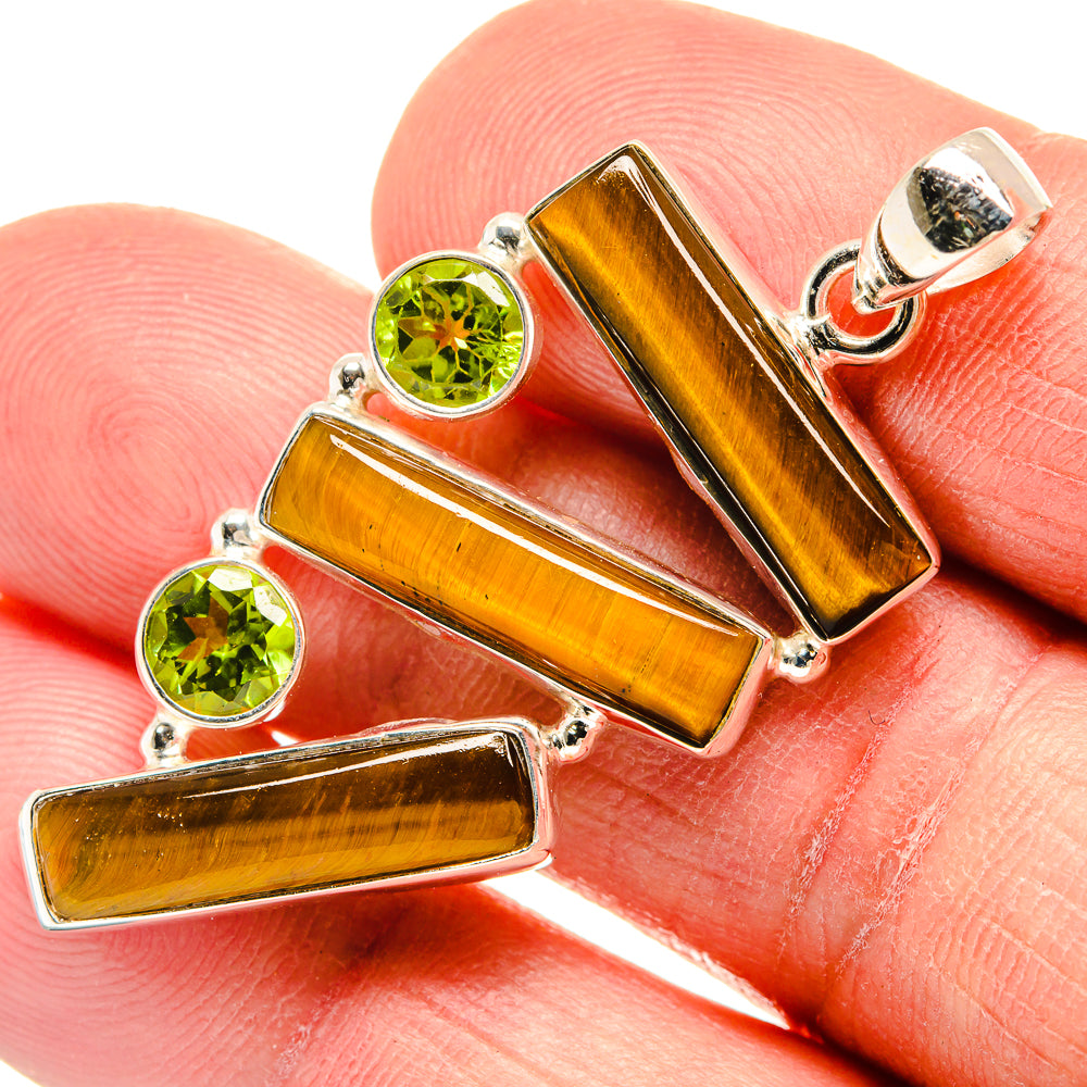 Tiger Eye Pendants handcrafted by Ana Silver Co - PD23290