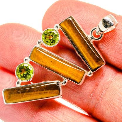 Tiger Eye Pendants handcrafted by Ana Silver Co - PD23290