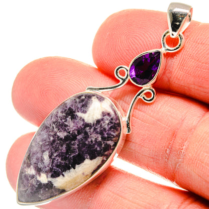 Kammererite Pendants handcrafted by Ana Silver Co - PD23303