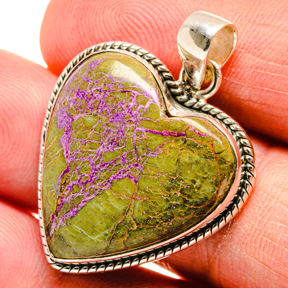 Stichtite Pendants handcrafted by Ana Silver Co - PD23305
