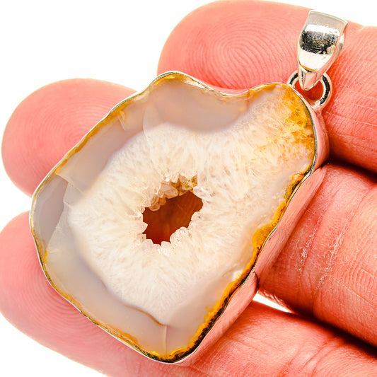 Geode Slice Pendants handcrafted by Ana Silver Co - PD23306