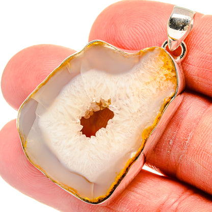 Geode Slice Pendants handcrafted by Ana Silver Co - PD23306