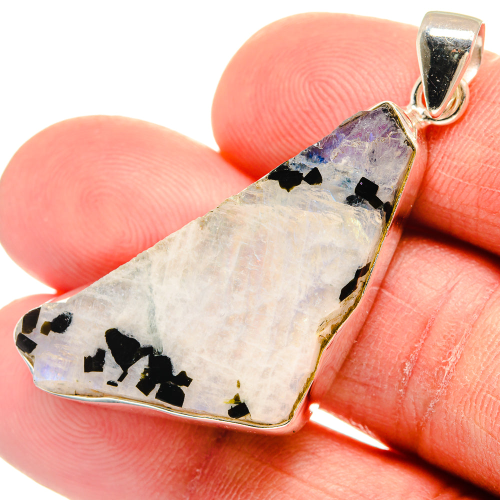 Rainbow Moonstone Pendants handcrafted by Ana Silver Co - PD23315