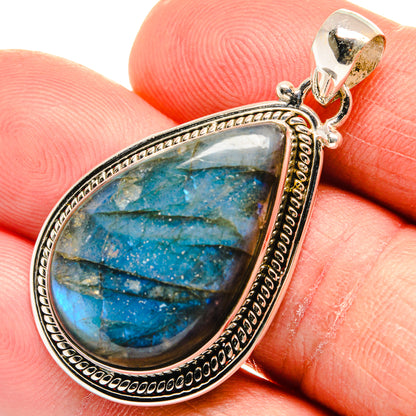 Labradorite Pendants handcrafted by Ana Silver Co - PD23321