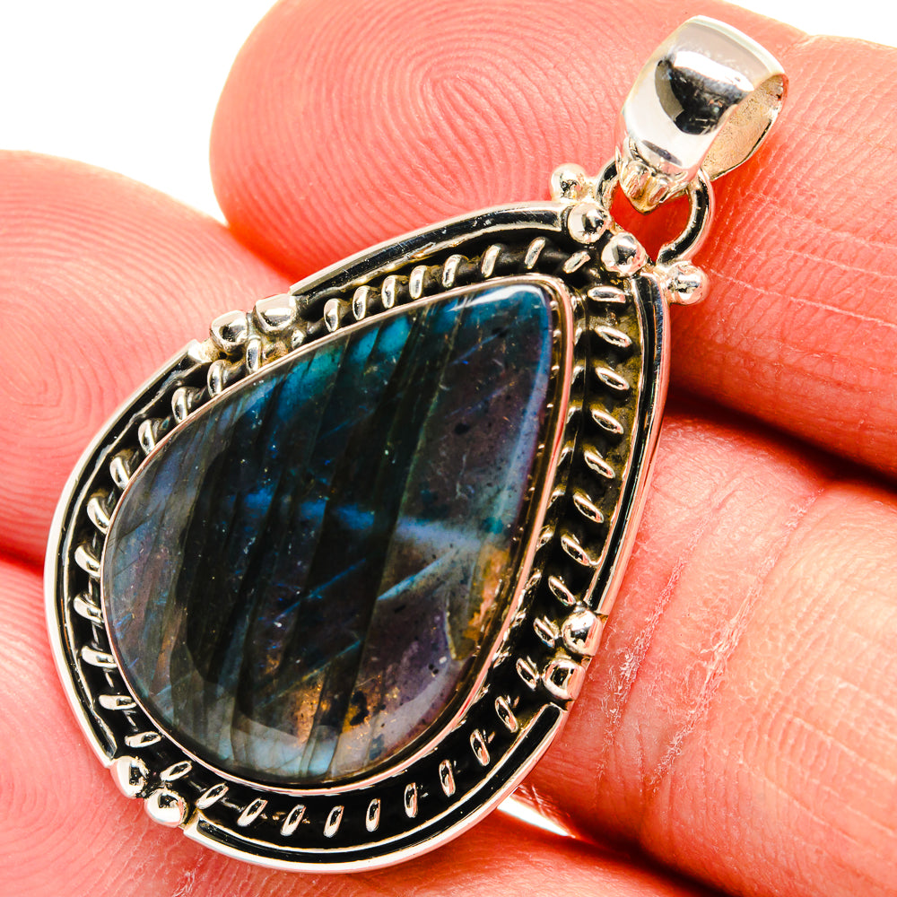 Labradorite Pendants handcrafted by Ana Silver Co - PD23322