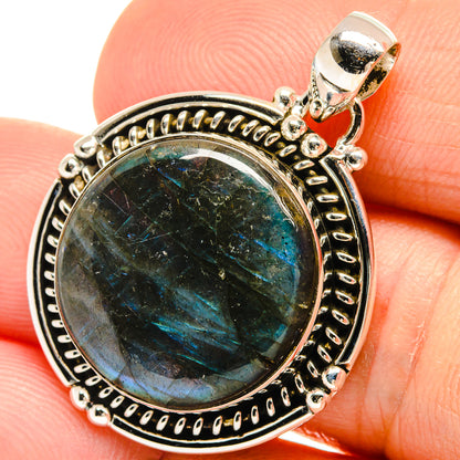 Labradorite Pendants handcrafted by Ana Silver Co - PD23323