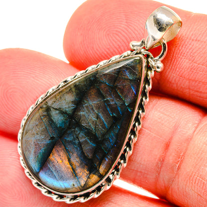 Labradorite Pendants handcrafted by Ana Silver Co - PD23324