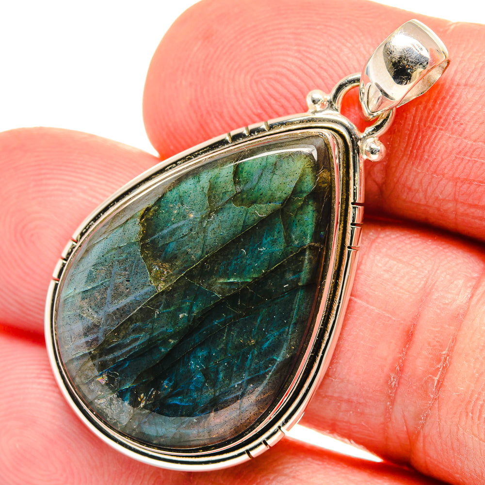 Labradorite Pendants handcrafted by Ana Silver Co - PD23325