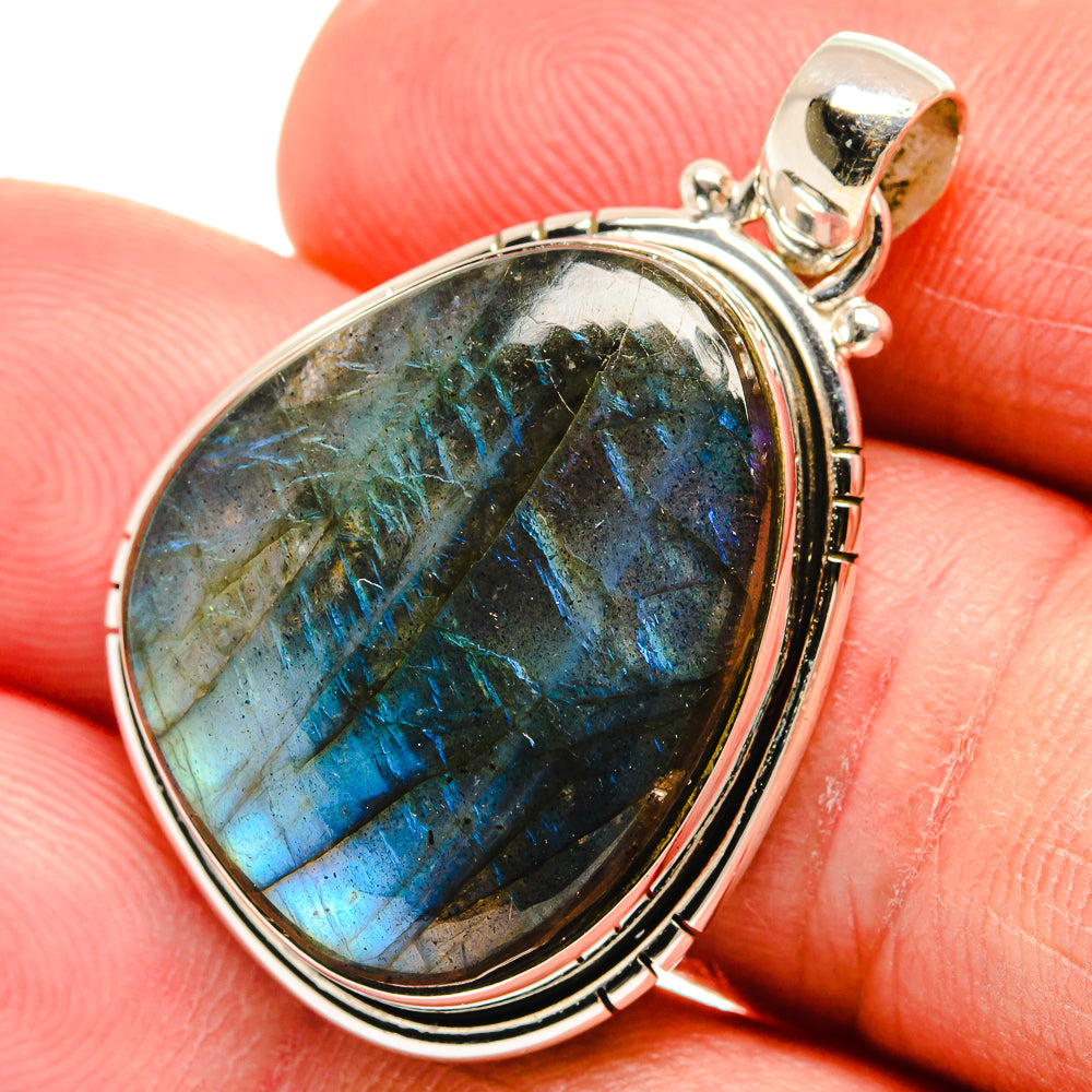 Labradorite Pendants handcrafted by Ana Silver Co - PD23327