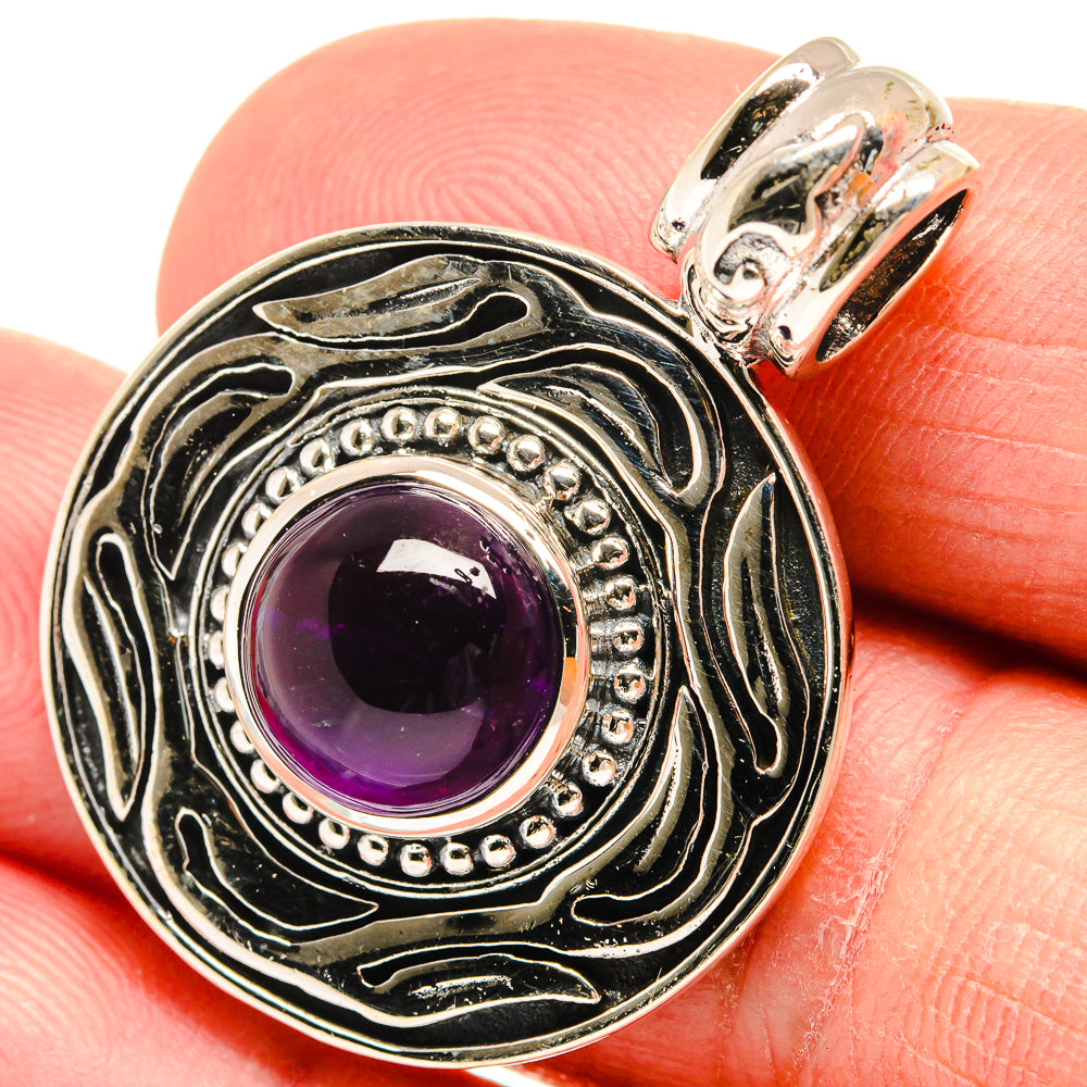 Amethyst Pendants handcrafted by Ana Silver Co - PD23329