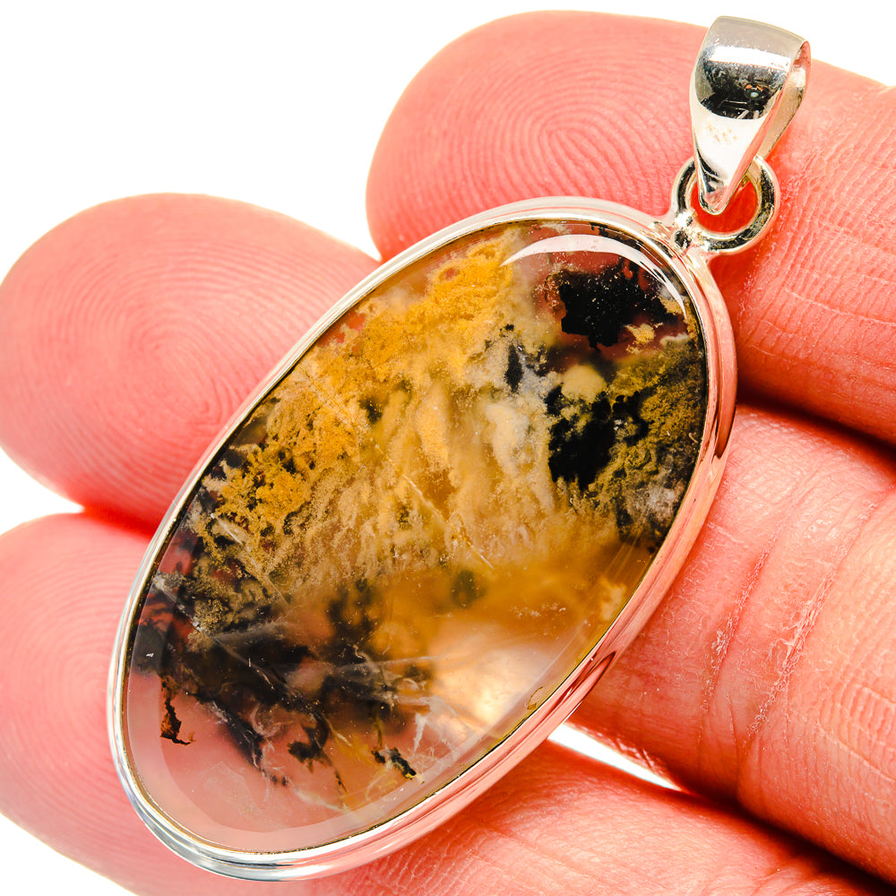 Montana Agate Pendants handcrafted by Ana Silver Co - PD23331