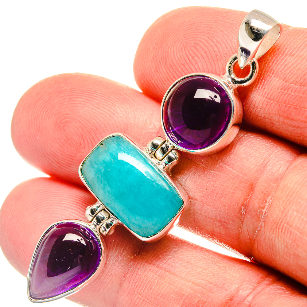 Smithsonite Pendants handcrafted by Ana Silver Co - PD23348
