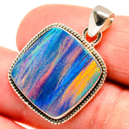 Aura Opal Pendants handcrafted by Ana Silver Co - PD23353