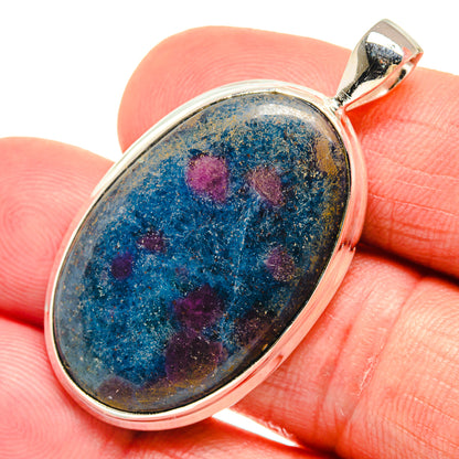 Ruby Fuchsite Pendants handcrafted by Ana Silver Co - PD23365
