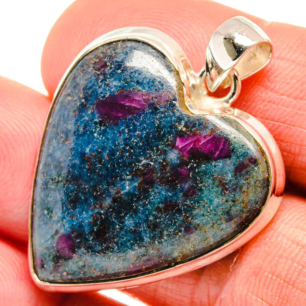 Ruby Fuchsite Pendants handcrafted by Ana Silver Co - PD23366