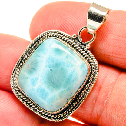 Larimar Pendants handcrafted by Ana Silver Co - PD23406
