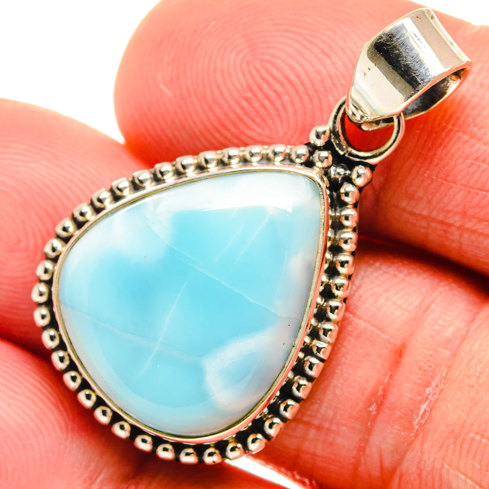 Larimar Pendants handcrafted by Ana Silver Co - PD23407
