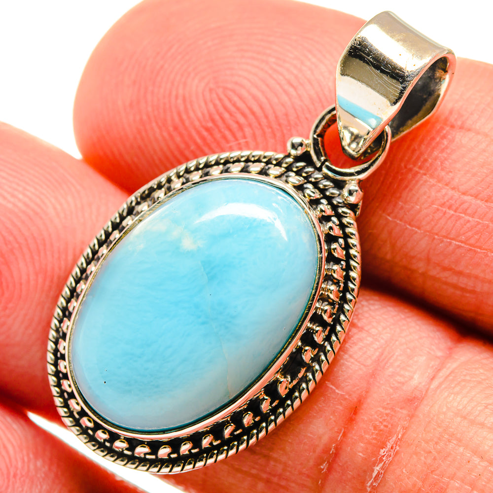 Larimar Pendants handcrafted by Ana Silver Co - PD23410