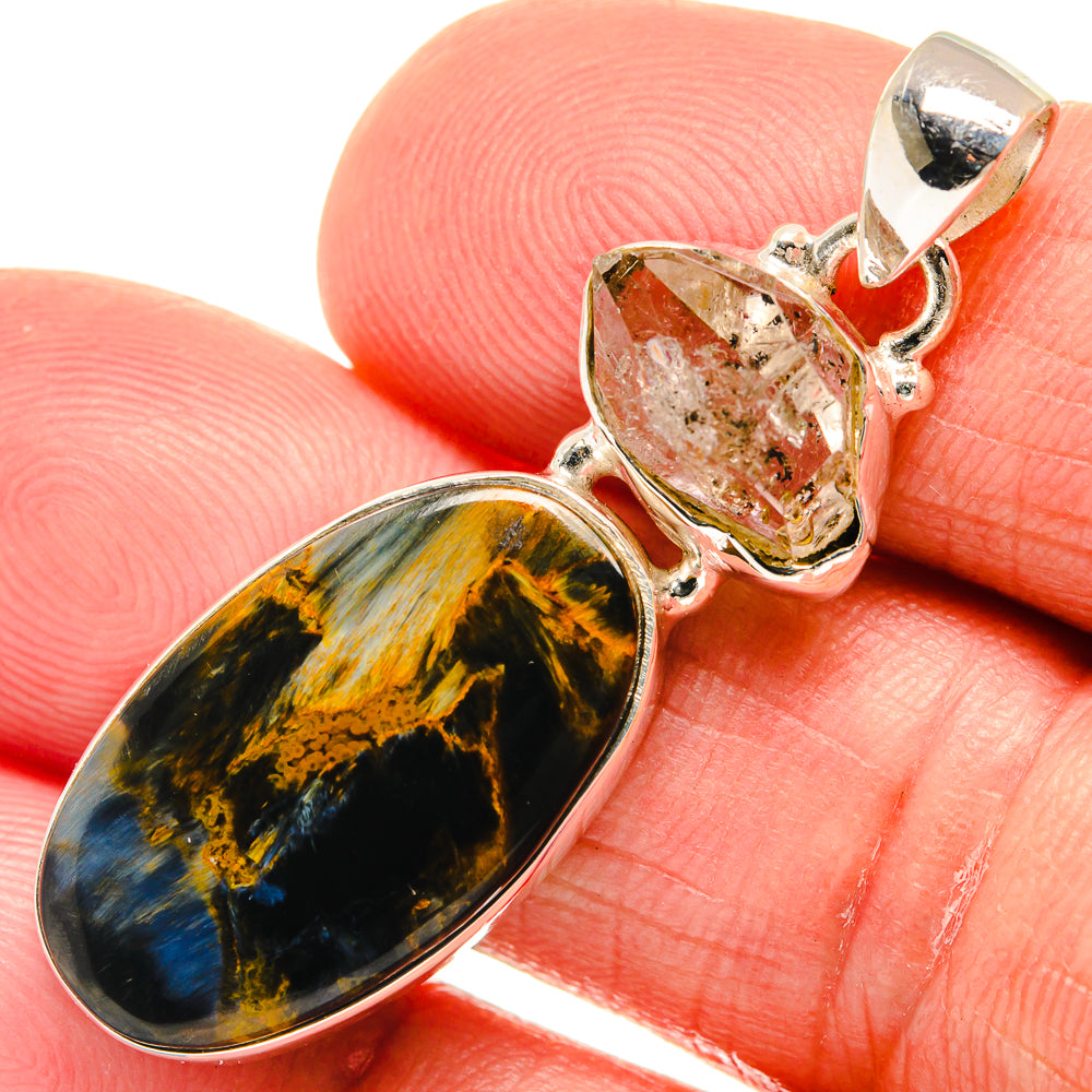 Pietersite Pendants handcrafted by Ana Silver Co - PD23412