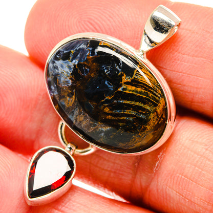 Pietersite Pendants handcrafted by Ana Silver Co - PD23416