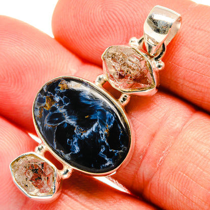 Pietersite Pendants handcrafted by Ana Silver Co - PD23418