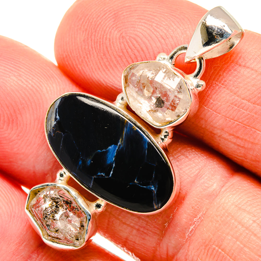 Pietersite Pendants handcrafted by Ana Silver Co - PD23421