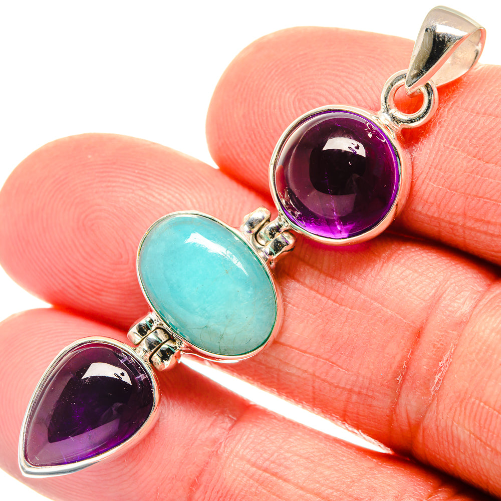 Larimar Pendants handcrafted by Ana Silver Co - PD23423