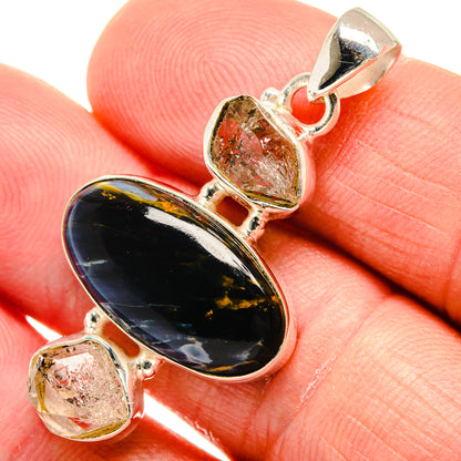 Pietersite Pendants handcrafted by Ana Silver Co - PD23424