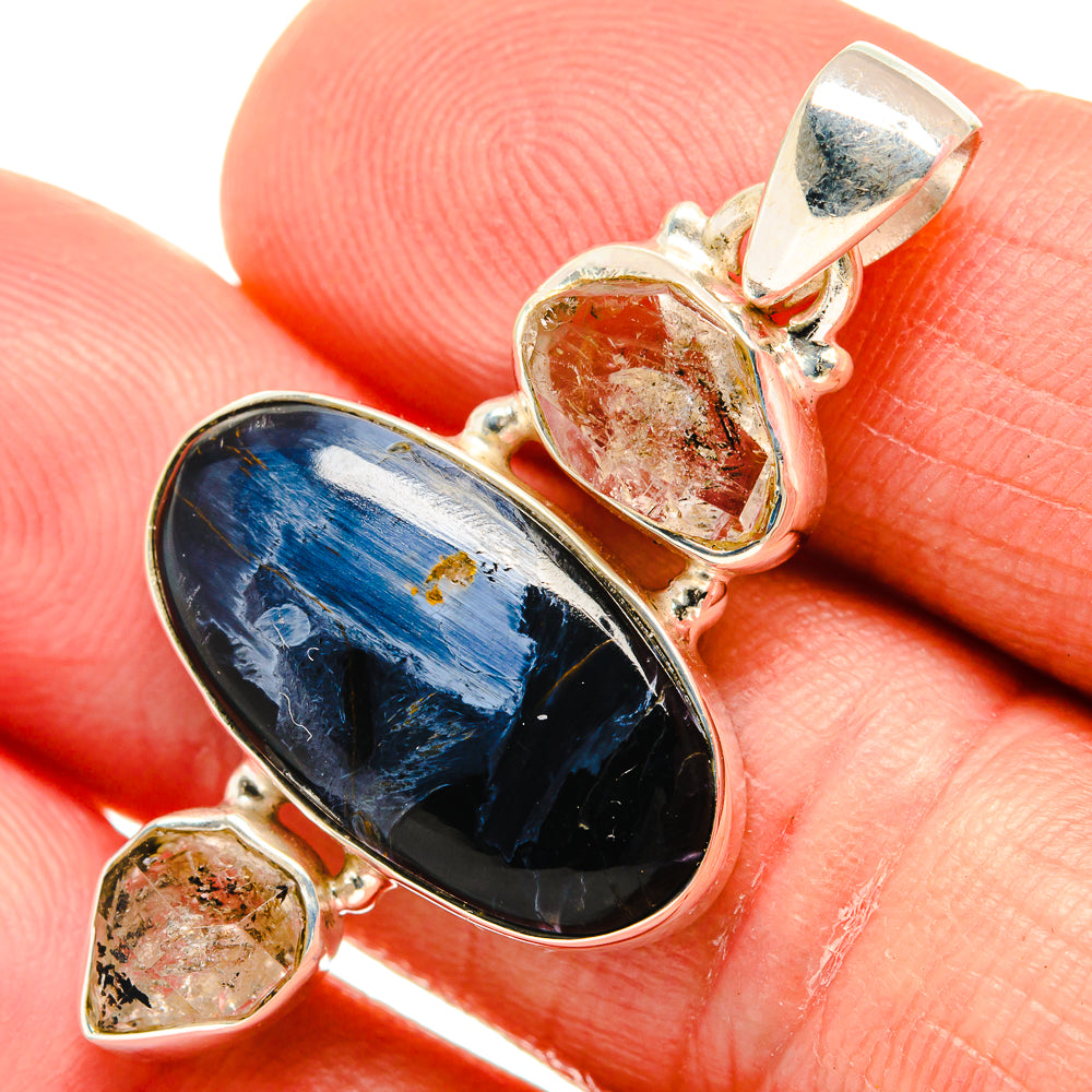 Pietersite Pendants handcrafted by Ana Silver Co - PD23425