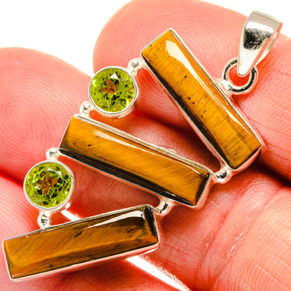Tiger Eye Pendants handcrafted by Ana Silver Co - PD23426