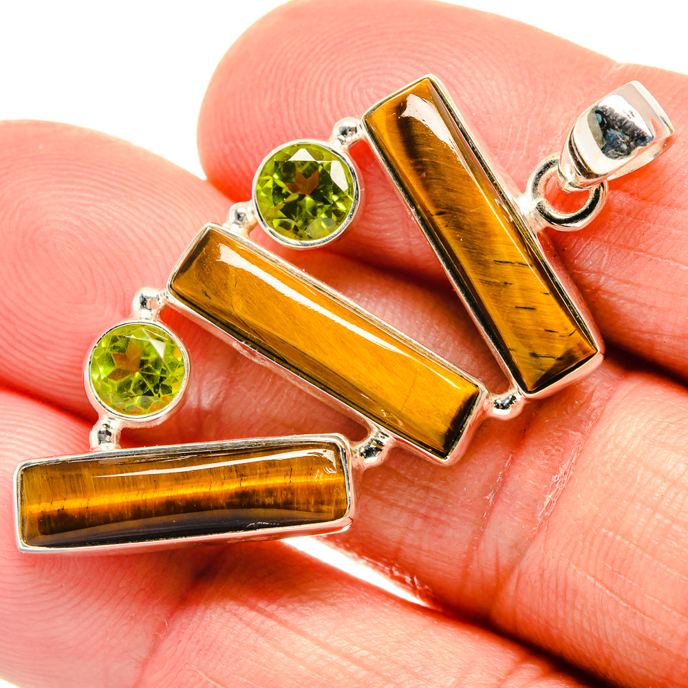 Tiger Eye Pendants handcrafted by Ana Silver Co - PD23427