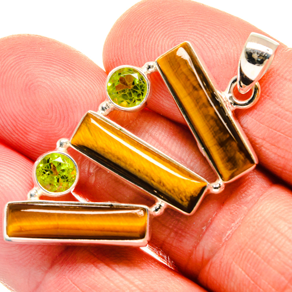 Tiger Eye Pendants handcrafted by Ana Silver Co - PD23429