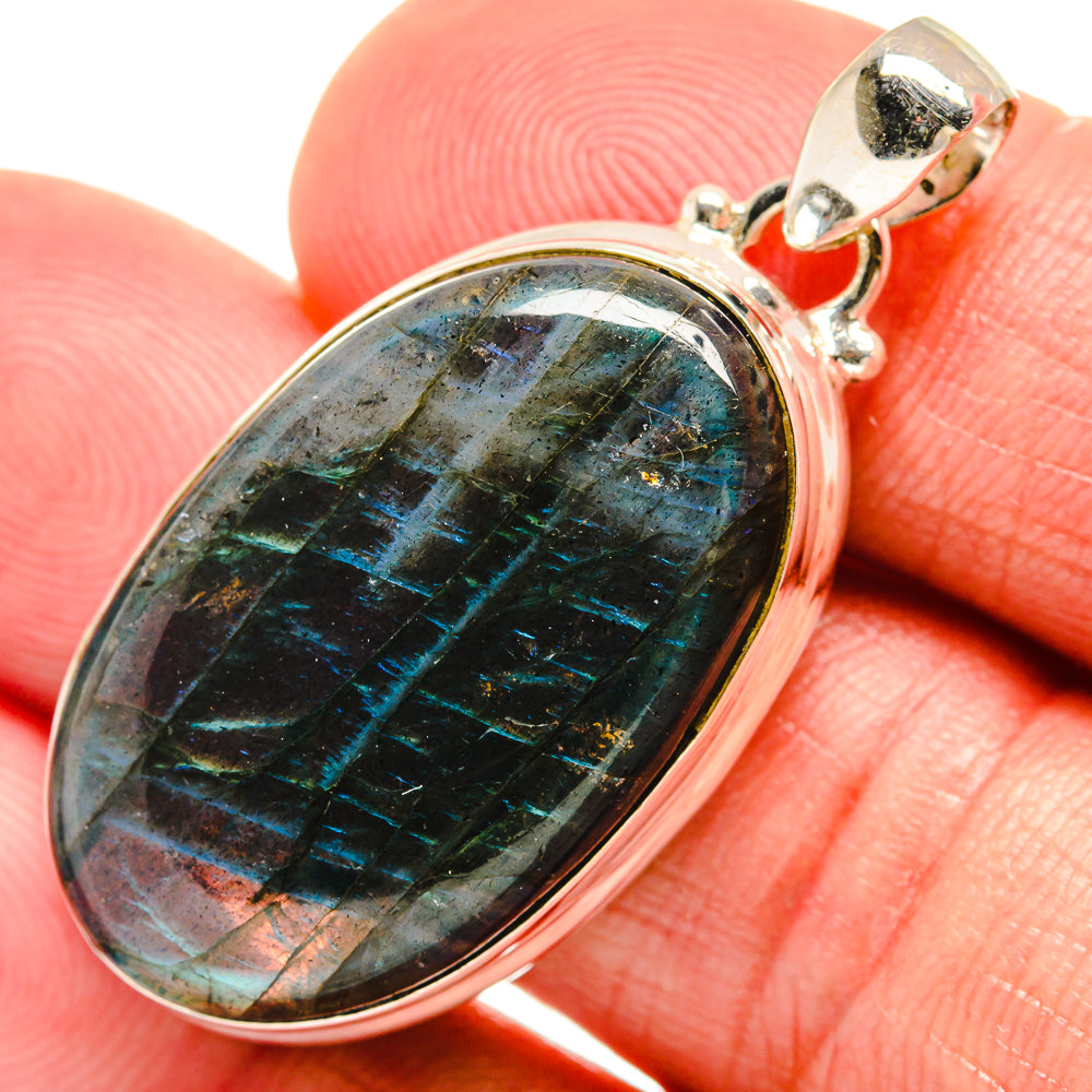 Labradorite Pendants handcrafted by Ana Silver Co - PD23452