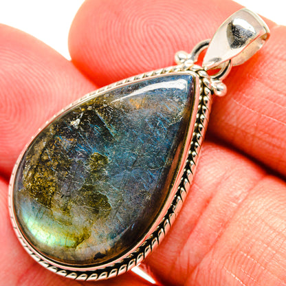 Labradorite Pendants handcrafted by Ana Silver Co - PD23453