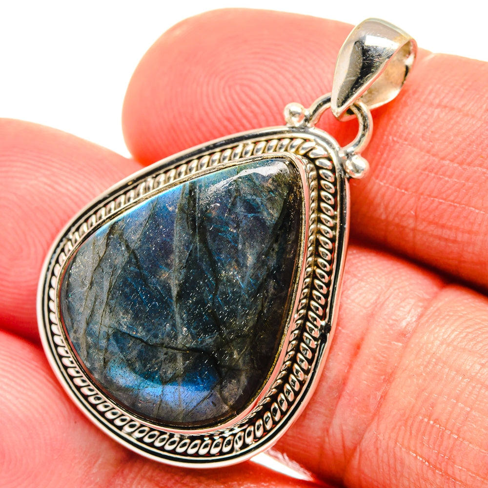 Labradorite Pendants handcrafted by Ana Silver Co - PD23455