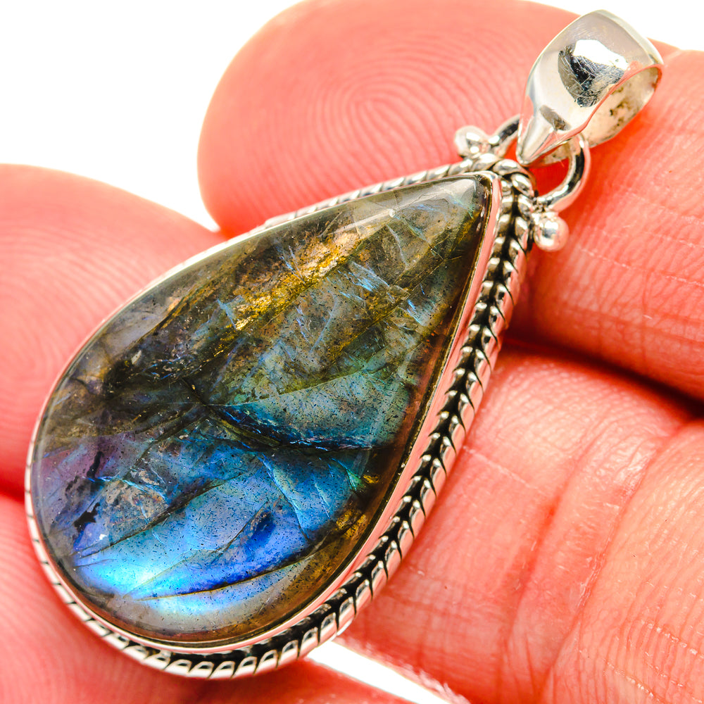 Labradorite Pendants handcrafted by Ana Silver Co - PD23458