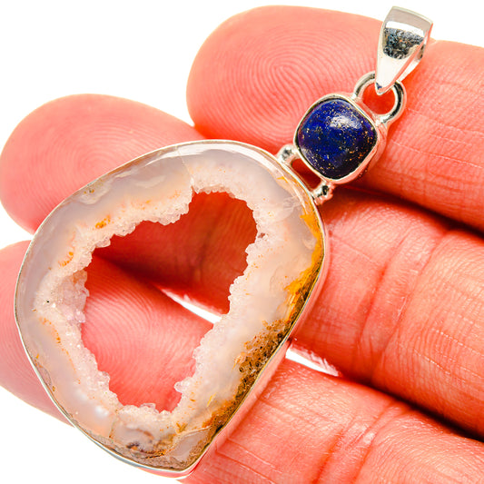 Geode Slice Pendants handcrafted by Ana Silver Co - PD23461