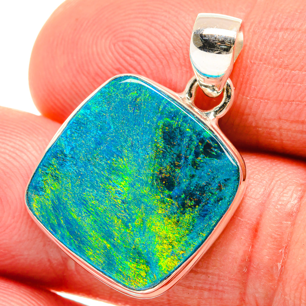 Aura Opal Pendants handcrafted by Ana Silver Co - PD23473