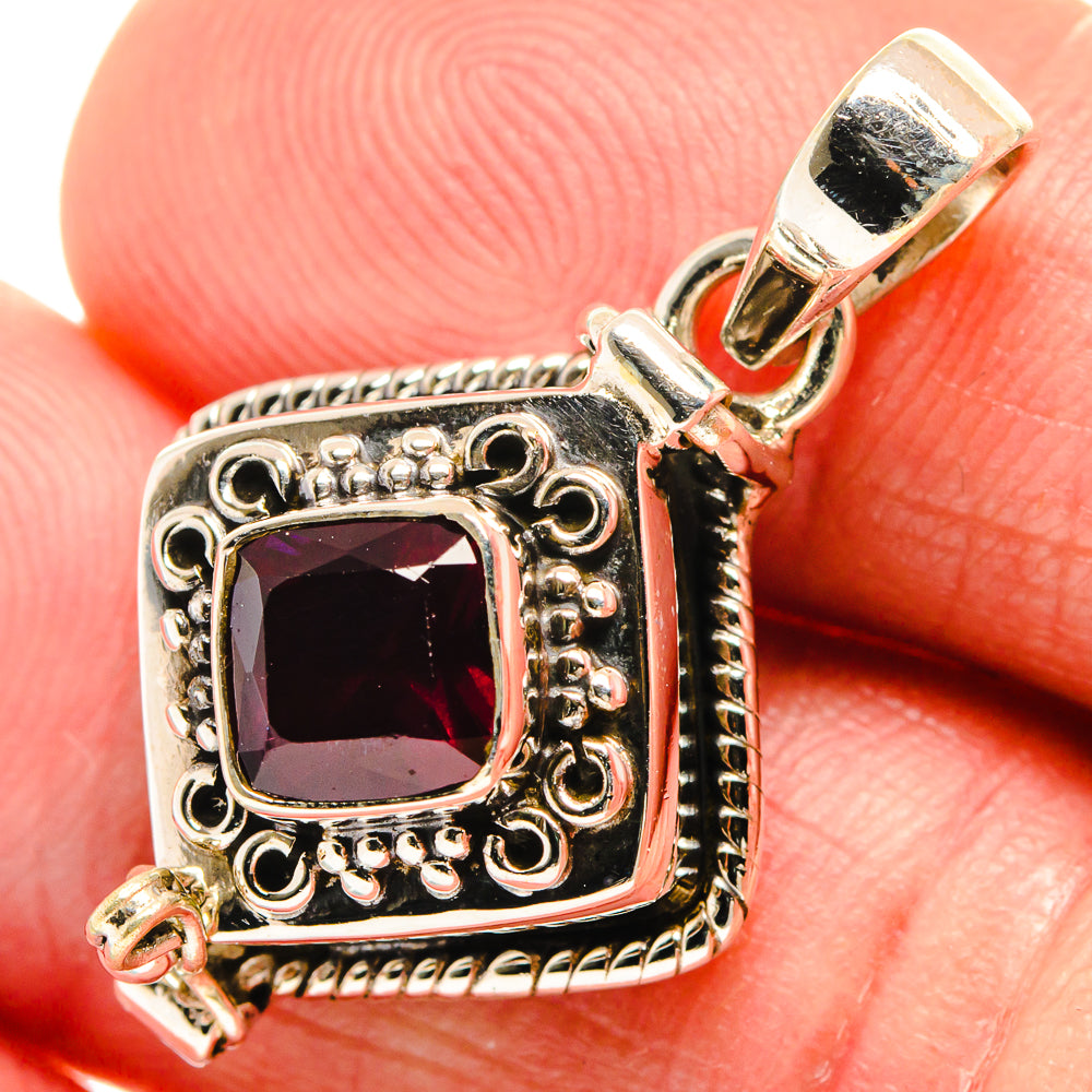 Garnet Pendants handcrafted by Ana Silver Co - PD23485