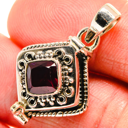 Garnet Pendants handcrafted by Ana Silver Co - PD23485