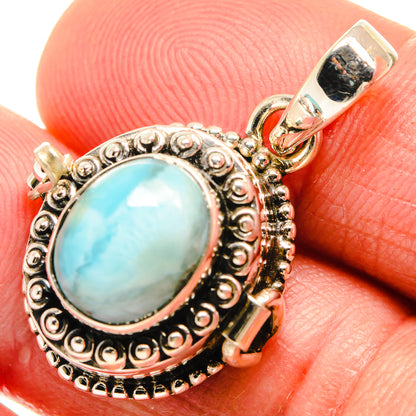 Larimar Pendants handcrafted by Ana Silver Co - PD23488